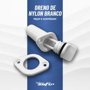 Dreno em Nylon Branco